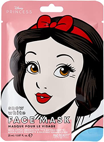 MAD Beauty Disney Gesichtsmaske - Schneewittchen und die sieben Zwerge - feuchtigkeitsspendende & beruhigende Tuchmaske