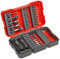 kwb Caja de puntas para llave de impacto y impacto, Con soporte para puntas y llaves de vaso resistentes a los golpes, 39 piezas
