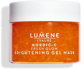 LUMENE Nordic-C [VALO] Fresh Glow Brightening Gel Mask | Belebt matte Haut mit Vitamin C und Antioxidantien | Feuchtigkeitsspendende Formel für einen strahlenden, energiegeladenen Teint | Vegan| 150ml