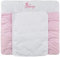 Baby Delux Wickelauflage 70x75 cm weiche Wickelunterlage Wickeltischauflage mit Frotteeauflage wasserdicht waschbar (Princess)