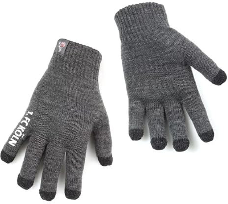 Köln Cologne 1. FC Köln Smartphonehandschuh anthrazit Smartphone Handschuhe Unisex - Plus Lesezeichen I Love Köln Größe S, Grau