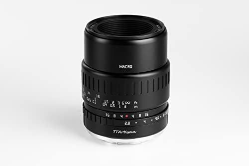 TTArtisan Lente de Cuerpo de Metal Macro F2.8 de 40 mm Compatible con Montura Sony E, Color Negro