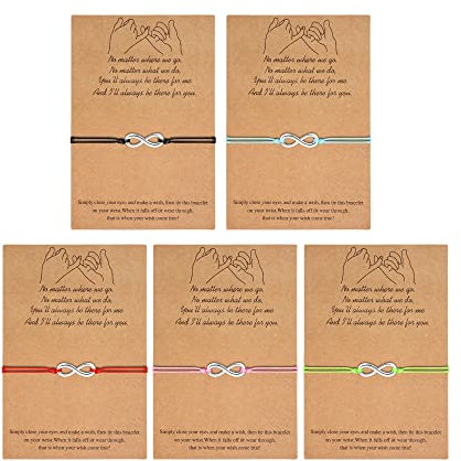 Adramata Freundes Armband Freundschaftsarmband Versprechen Passende Beziehungs Armbänder für Beste Freunde Paar Familie