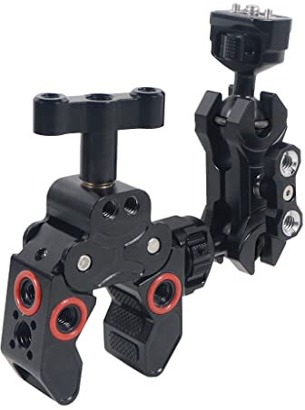 FEICHAO Magic Arm Kit Anti-Lösen mit Super Klemme / Kamerakäfig Aluminiumlegierung kompatibel mit Fuji XT20/XT30, Ninja F5Pro Kamera (mit Superklemme)