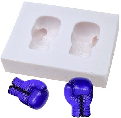 Reland Sun Boxing Gloves Silicone Mold Cake Border Decoration Moulds
