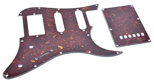 KAISH Gitarren-HSS-Schlagbrett und Tremolo-Abdeckplatte (Rückplatte) passend für Yamaha Pacifica Gitarre, Vintage Tortoise