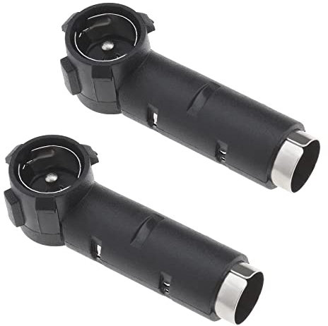 2pcs Adaptateur d'antenne de Voiture ISO vers DIN Adaptateur d'antenne FM/AM Auto Radio Stéréo Connecteur d'antenne Mât Connecteur d'extension d'antenne pour Autoradios