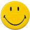 Mono Quick Smiley Weich - Aufnäher, Bügelbild, Aufbügler, Applikationen, Patches, Flicken, zum aufbügeln, Größe: 5 x 4,6 cm