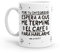 Puterful - Taza minimal con frase Por tu integridad - Tazas originales para café - Resistente al microondas y lavavajillas