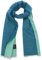 More Than Hip FanXing Schal für Damen und Herren - Türkis/Petrolblau - Super Weiches Halstuch aus Bambus Viskose Schal für Herren und Damen Bamboo Scarf Deckenschal Warm Winter - 30 x 200 cm