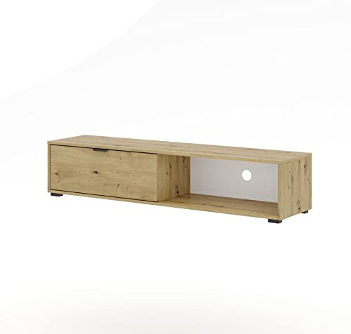 VIVALDI Mueble TV Comfy 150 cm (Chene Artesanía)