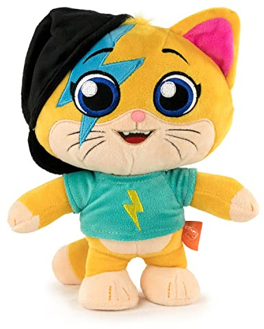 BARRADO 44 Cats Charakter Kuscheltier - Lampo, Milady, Polpetta, Pilou - 26zm - Super Soft Qualität (Lampo)