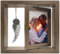 Mayamila Gedenk-Bilderrahmen, 10,2 x 15,2 cm, Trauerrahmen für den Verlust der Mutter, Papa, geliebt, drehbarer Trauerrahmen für Bild mit Engelsflügel, Gedenkkond Gedenkgeschenke zum Trauern