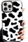 Efitoo for iPhone 15 Pro Max Case Cow Print Spots Pattern Cute Animal Clear Design Flexible Soft Silicone Girls Woman Protective Shockproof Aesthetic Phone Cover (for iPhone 15Pro Max)