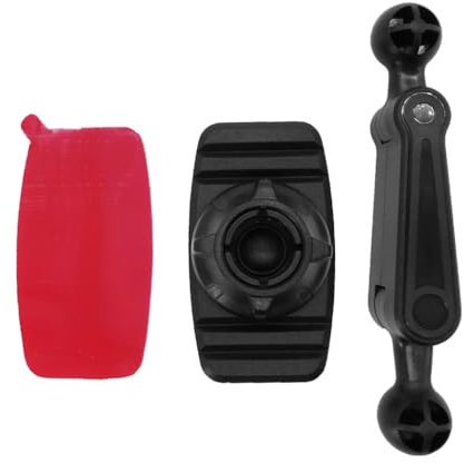Dashboard Mounting Pad Disc with Adhesive 17mm Ball Head Sticker Suction Cup Car Phone Holder Disc Dashboard Pad Mounting Disc Sticker Glue Replacement Kit for Suction Phone Mount
