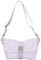 Expatrié Petit Sac à Bandoulière Femme Violet - Bobby - Crossbody Puffer Bag en Nylon - Sac à Main avec Boucle & Fermeture Éclair - Sac Doudoune en Tissu - Résistant à l'eau