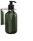 LVYXON Wall Mounted Multi Bottle Soap Dispenser, 304 Stainless Steel, Green, Convenient and Practical (1 Bottle A)