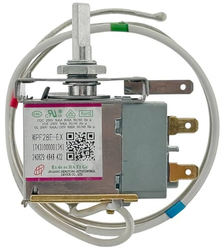 WPF28E-EX / 17431000001341, WPFE28L-L Thermostat de contrôle de température compatible avec congélateur coffre Midea, Arctic King, Insignia, Vissani
