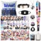 BTS Fanartikel BTS Merchandise Set, BTS Merch Gifts Set Kpop Merch BTS Geschenkset für Fans mit Kissenbezüge Kartenhalter Masken Telefonhalter Halsketten Armbänder Fotokarten Aufkleber Abzeichen