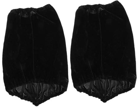 TOBBOMEY 1 Paar Rollschuhüberzüge, Schwarze Stiefelüberzüge, Kostüm Gogo Stiefelüberzüge, Schlittschuhüberzüge, Schlittschuhschuhüberzüge, Schlittschuhschärfer, Eislaufhandschuhe,