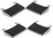 TOPPERFUN 4pcs Step Pedal Replacement for Trash Bins Handsfree Foot Pedal Pads for Kitchen Installation Improved Cleanliness