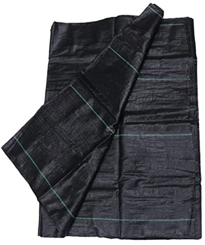 UKCOCO 6pezzi Pacciamatura per Controllo Erbacce Resistente e Traspirante con Chiodi per Passaggi e