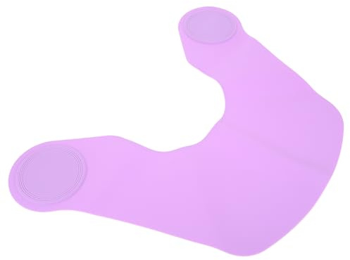 FRCOLOR Silikon-Haarschneidekragen Professioneller Haarschnitt-Halswickelkragen Für Haarfärbemittel Violett