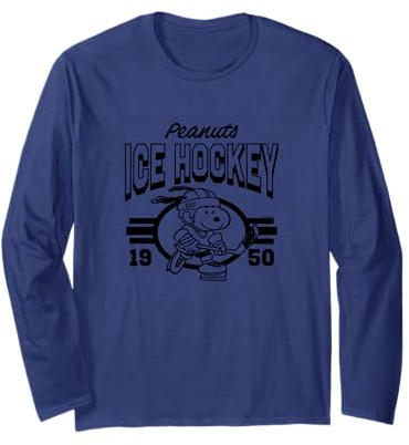 Snoopy and Friends Eishockey Langarmshirt