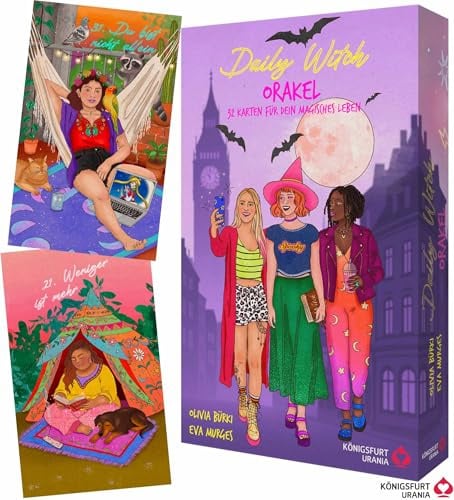 Daily Witch Orakel - 32 Orakelkarten & 48-seitiges Booklet - Hexenstarter-Set