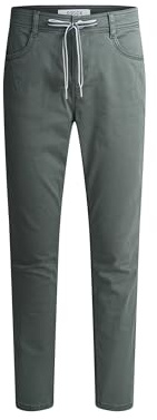 SOCCX Damen Jeans NI:NO Comfort Fit Cool Khaki, 32
