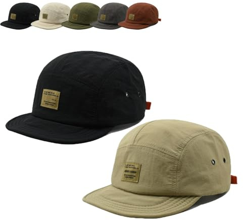 Vintage Japanese Streetwear Snapback Cap,Lightweight Breathable Polyester Snapback Hat, Hip-Hop Casual Duckbill Cap