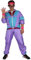 Bad Taste flieder blau rot 80er Jahre KostŸm Jogginganzug fŸr Herren - Grš§e S-XXXXL - Trainingsanzug Fasching Karneval, Grš§e:XXXL