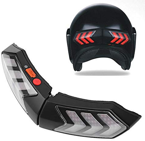 Motorradhelm Gurt Drahtlose wasserdichte LED Turn Turn Bar