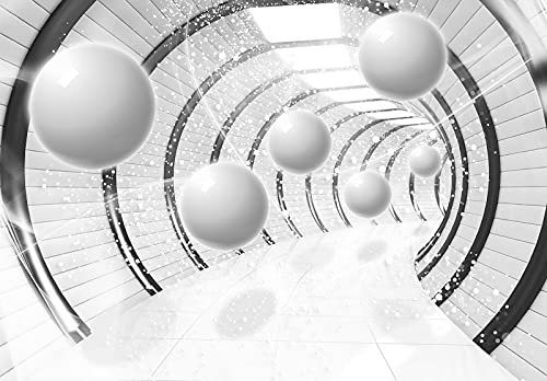 WallArena - Vlies Fototapete Abstrakt 152x104 cm - Fototapeten - Tapeten - für Wohnzimmer Schlafzimmer - Vliestapete Wandtapete Tapete 3D Effekt- inkl. Kleister - Kugeln