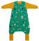 schlummersack Schlafsack mit Füßen Bio Baumwolle ganzjährig 120 cm Waldtiere | Kinder Schlafsack mit Beinen und verlängerten Bündchen für eine Körpergröße 120-130cm Füßen 2.5 Tog