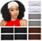 RITOPER Damen breite elastische dicke Turban-Stirnbänder, 10 Stück, Schwarz und Weiß, für Yoga, Workout, Haarwickel
