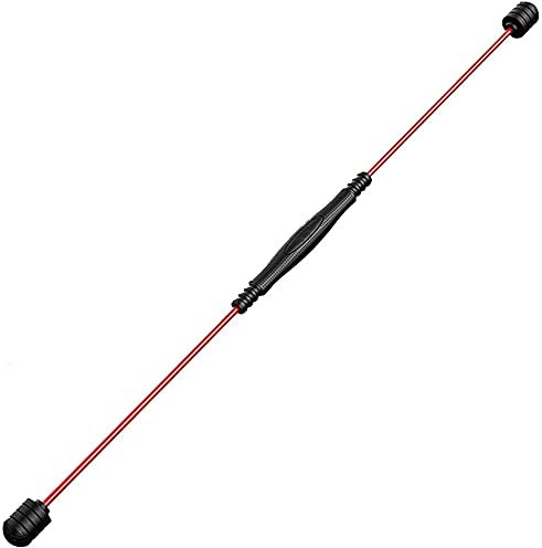 Barra per allenamento muscolare Fitness Stretch Bar Swing Stick Fitness Barra oscillante Body ginnico, barra elastica per fitness, 4 livelli di gravità, regolazione libera, barra elastica fitness per