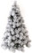 Albero di natale innevato Monte Rosa, con neve, 904 Rami, Apertura ad Ombrello