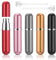 ACWOO Botella de Perfume Recargable, 5pcs Mini Spray de Perfume Portátil, 5ml Perfume Atomizador con 2 Piezas Embudos y Pipetas, Botella Vacío Pulverizador para Viajes, Vacaciones, Cita de Fiesta