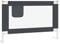 vidaXL Kleinkind Bettschutzgitter Bettgitter Kinderbettgitter Babybettgitter Gitter Kinderbett Babybett Rausfallschutz Dunkelgrau 100x25cm Stoff