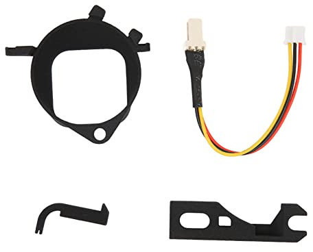 Restokki 3D Print Fan Mount Kit Console Fan Replacement Mini Brushless Cooling Fan Bracket for SEGA Dreamcast DC