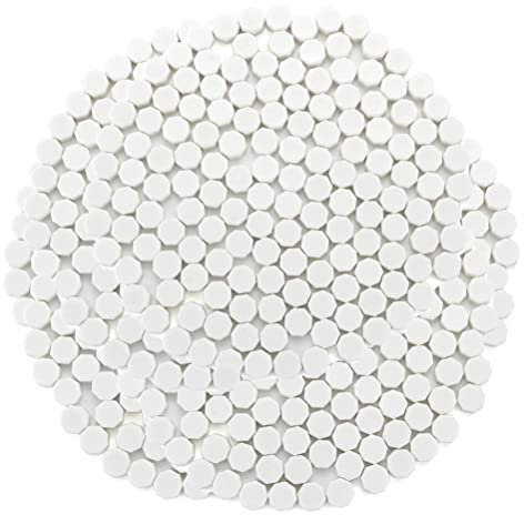 KEALS Kit mit 230 Wachsperlen zum Versiegeln für Stempel - Siegellackperlen zum Verschließen von Einladungen, Briefen, Umschlägen, Geschenken und Verpackungen - Matt Weiß