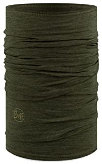 Ultrapower *Buff Lightweight Merino Schlauchtuch | Schal | Kopftuch | Halstuch | Schlauchschal | 100% Merinowolle, Merino - SOLID BARK