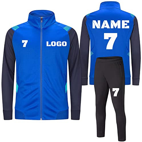 Survêtement À Manches Longues Personnalisé Hommes Personnaliser Maillot De Football Veste De Cyclisme Thermique Coupe-Vent Veste De Course avec Nom Numéro Logo