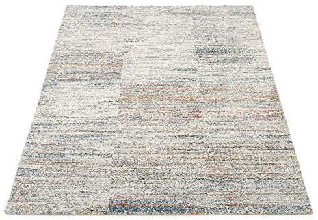 OCI New Villa Lines Teppich 697 Creme-Multicolor 65 x 130 cm