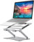FAPPEN Laptop Tablet Stand, Universal Adjustable Steel Laptop Computer Stand, Ergonomic Foldable Portable Desktop Tray Compatible with 10''-15.6'' Devices-Silver