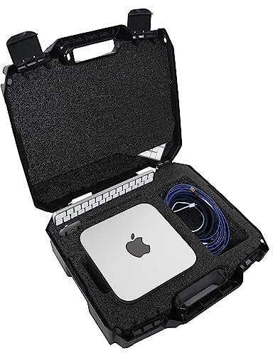 Case Club Hard Travel Case for Mac Mini (2023 & Before), Magic Keyboard, Magic Mouse & Trackpad & Accessories