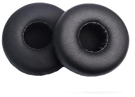 ACCIUK N60NC Ohrpolster, Ersatz, Reparaturzubehör, ultraweiche, bequeme, belastbare Ohrpolster, kompatibel mit AKG N60NC Kopfhörern (schwarzes Leder)