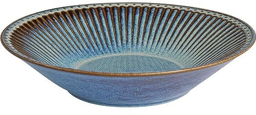 GreenGate Pasta Teller Alice Oyster Blue Blau Keramik Essteller Nudelteller