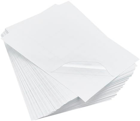 NBEADS 100 Stk. Selbstsiegelnde Laminierhüllen, PVC-Laminierfolien Transparenter Laminierbeutel Foto-Schutzfolien Klare Laminierfolien für Versiegelte Karten Dokumente